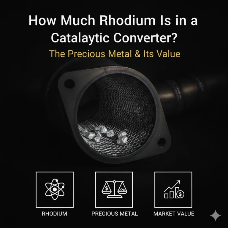 Image: How Much Rhodium is in a Catalytic Converter