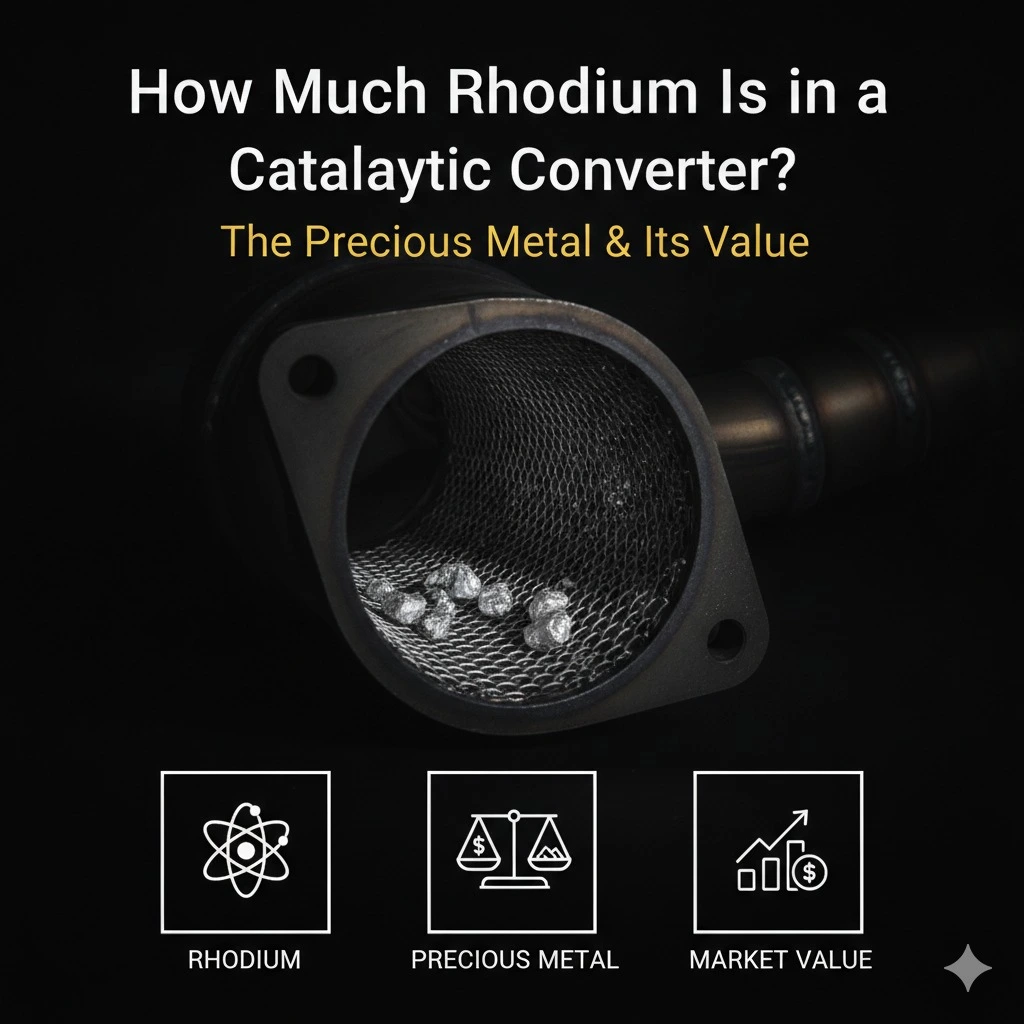 Image: How Much Rhodium is in a Catalytic Converter