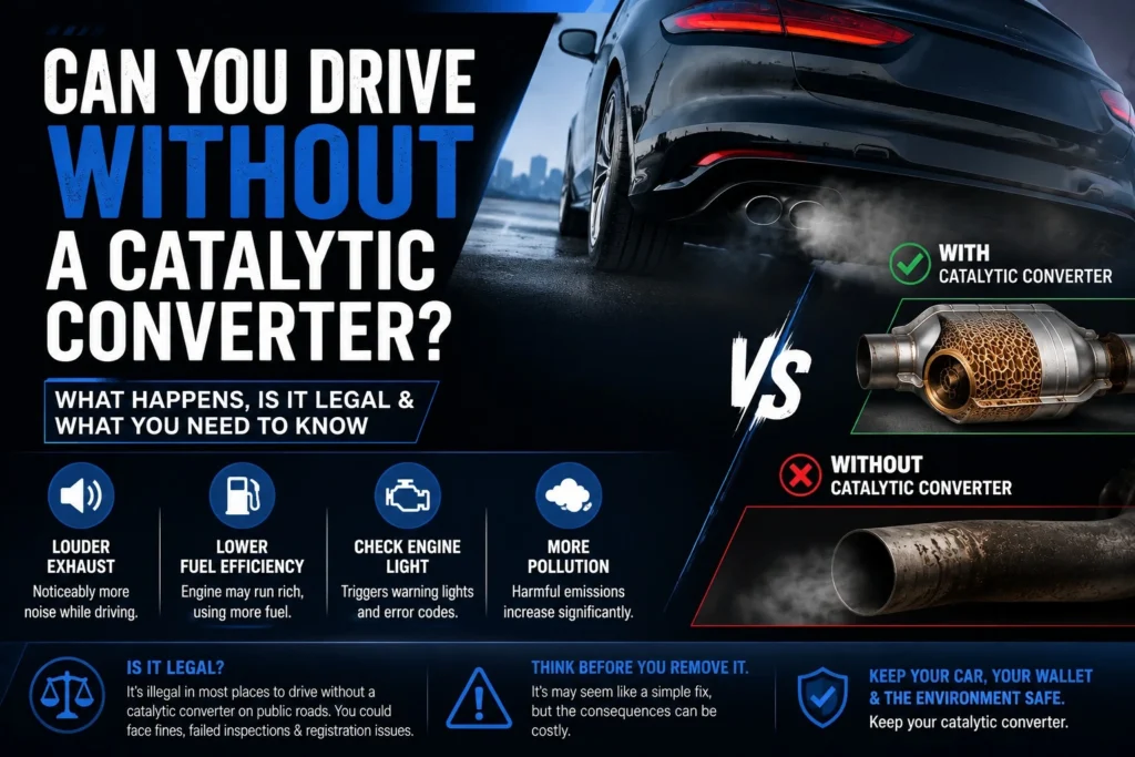Can You Drive Without a catalytic Converter?